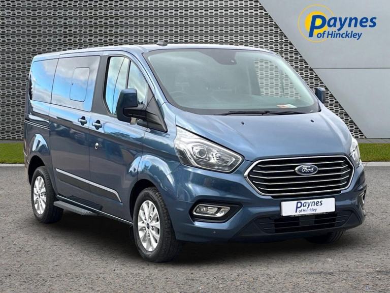 Ford Tourneo Custom 8 Seat 320S Zetec EcoBlue 2.0L 130PS AUTO L1 E6 Chrome Blue