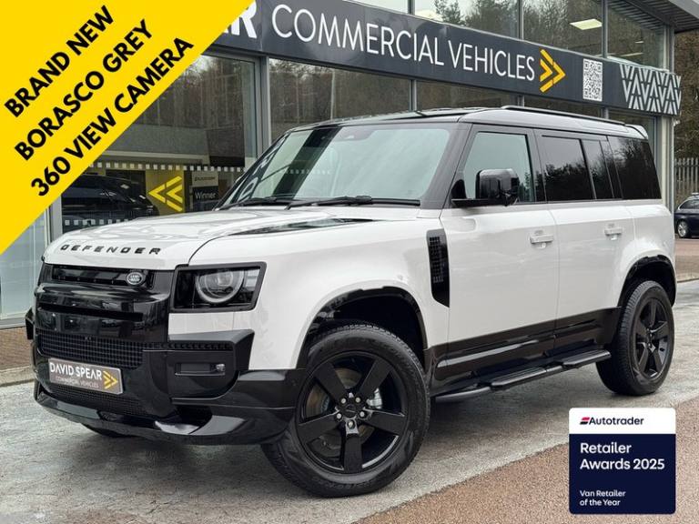 2026 Land Rover Defender 110 250ps D250 S Auto 4WD  Euro 6 with 20 Alloys, Black Pack, Sat Nav,3 ...