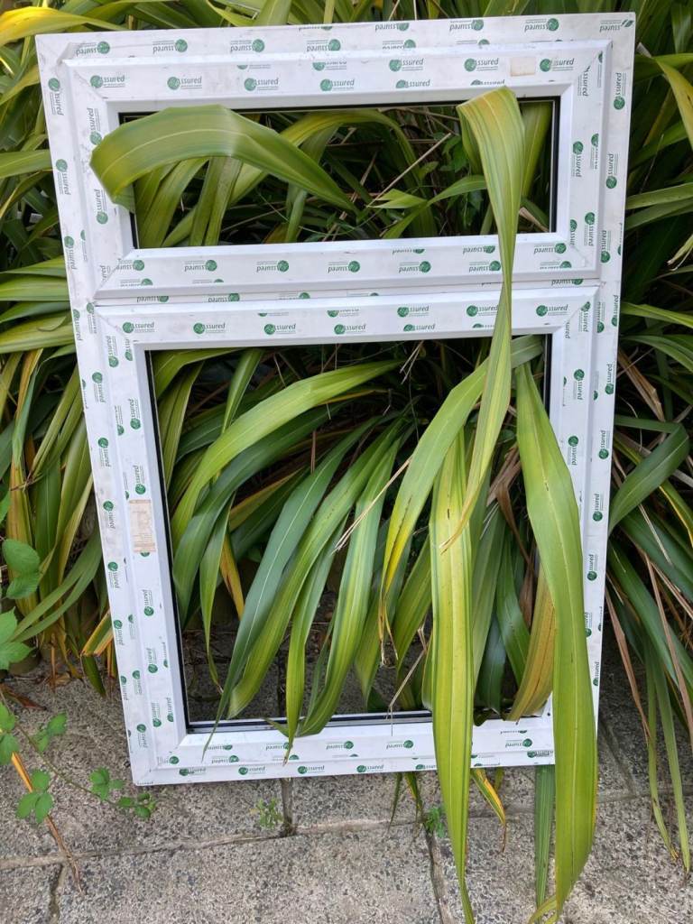 White uPVC Window Frame – Double Glazed