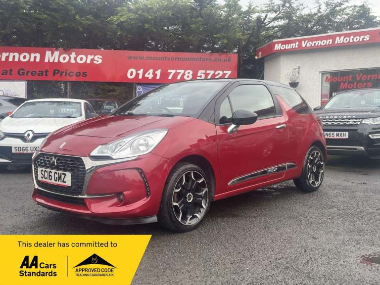 2016 DS Automobiles DS 3 1.2 PureTech Elegance 3dr EAT6 HATCHBACK PETROL Automatic