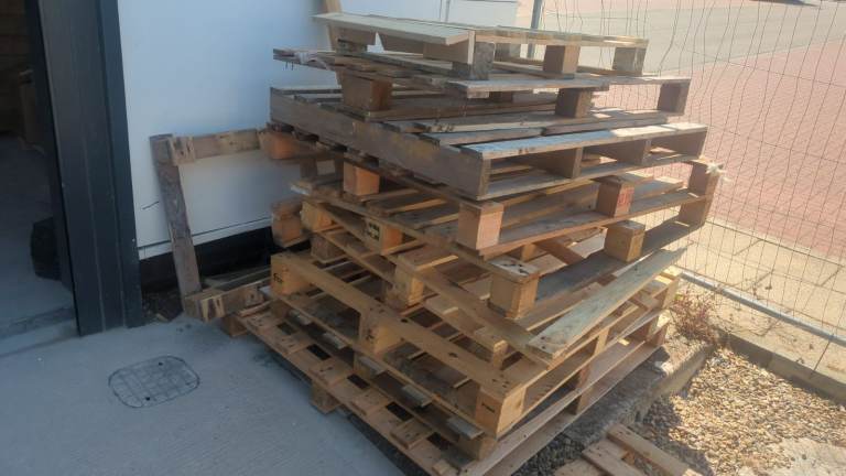 FREE - Used Wooden Pallets for Upcycling or Building Projects