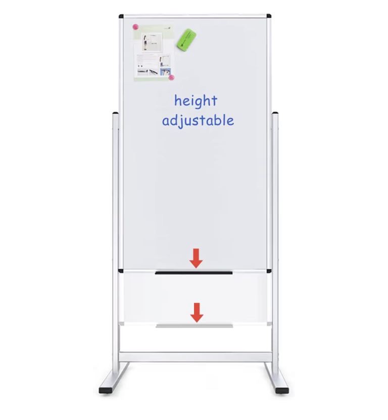 White board magnetic double-sided