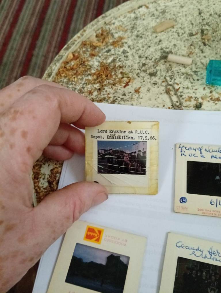 R.U.C. Chief inspector private photographic slides 