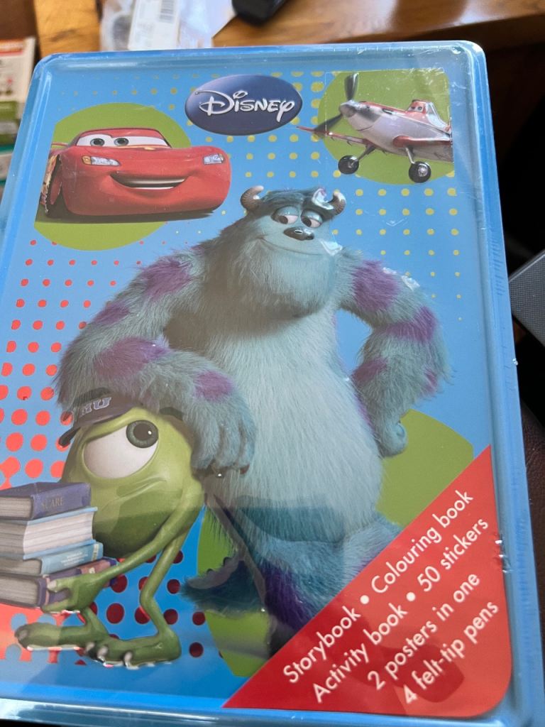 Disney Pixar Activity Book Set – Brand New