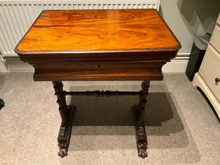 Antique Victorian Card Table