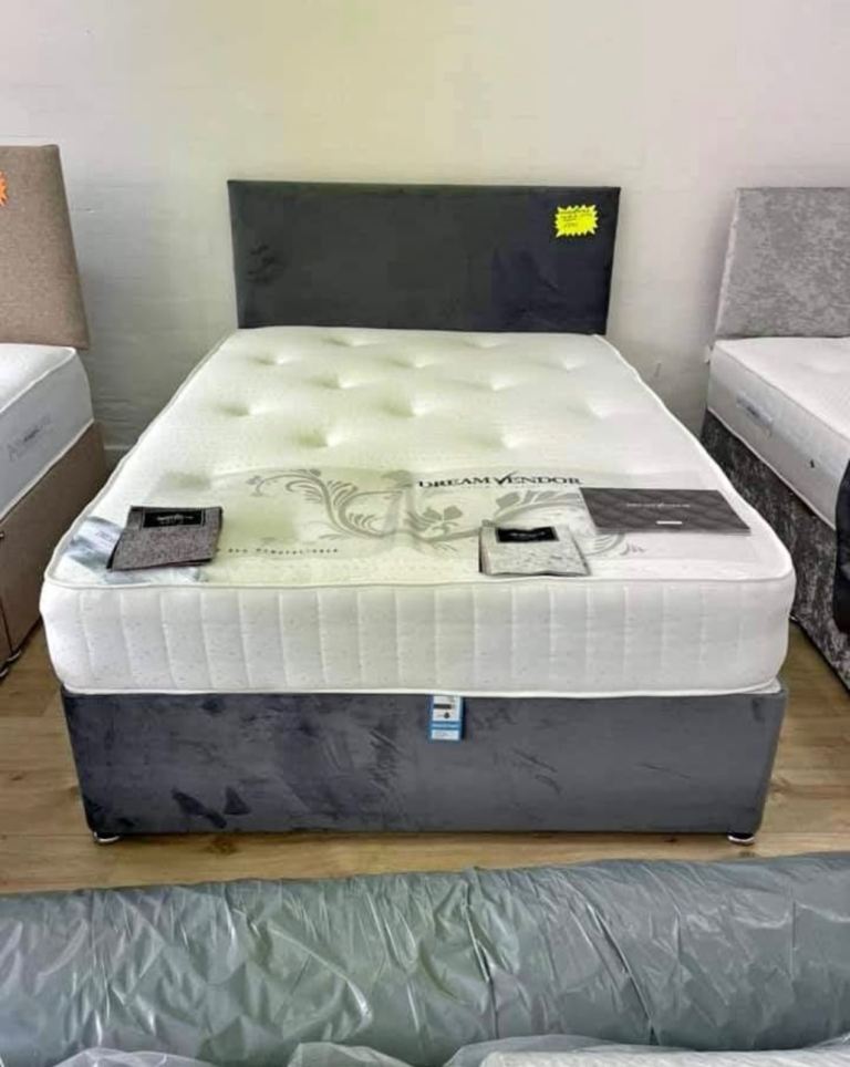Double Bed With Quality Mattress And Free Home Delivery Inbox For Price