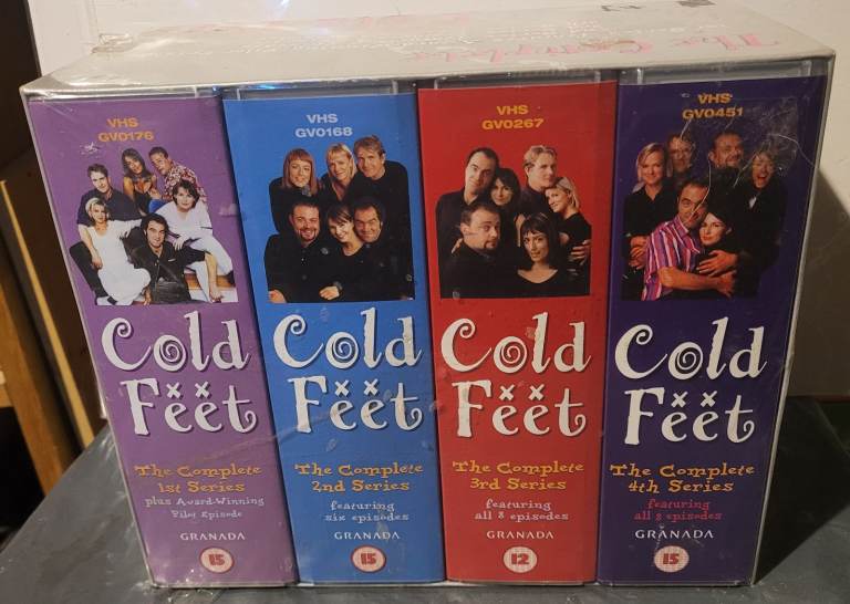 Cold Feet Series 1-4 New Sealed 8 Vhs Video Box Set 