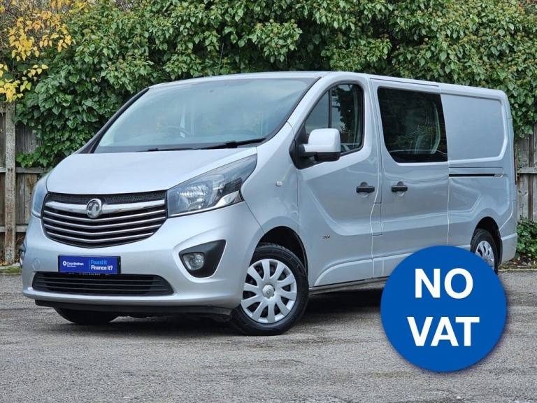 2017 Vauxhall Vivaro 1.6 CDTi 2900 BiTurbo ecoTEC Sportive Crew Van Double Cab 5dr Diesel Manual ...