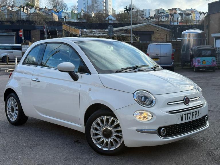 2017 Fiat 500 1.2 Lounge Euro 6 (s/s) 3dr HATCHBACK Petrol Manual