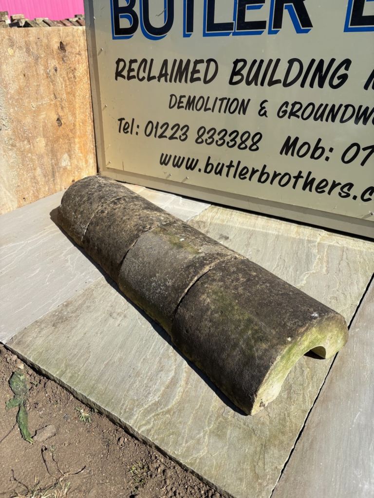 RECLAIMED sandstone half round coping stone / brick