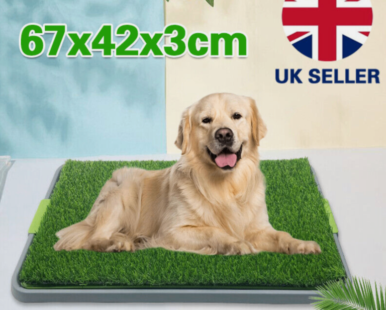 Pet Dog Toilet Mat Pet Training Grass Potty - Floor Protection Tray In/Outdoor