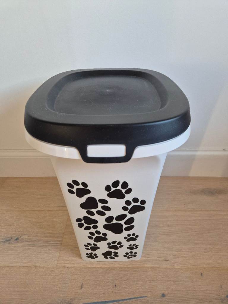 Pets at Home Pet Food Paw Print Storage (Large - 20L) New