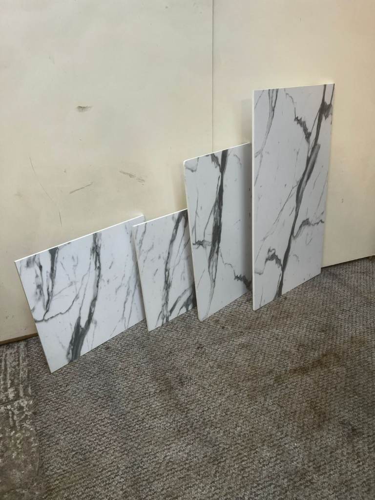 New Polymer/Cement 12mm thick work top pieces