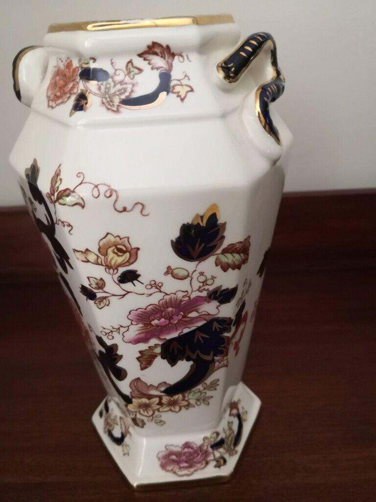 Masons Blue Mandalay vase 