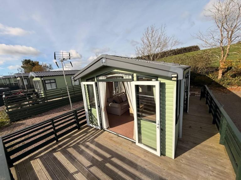 UNBELIEVABLE VIEWS – LUXURY SWIFT BIARRITZ WITH FULL DECKING in Kirkcudbright 