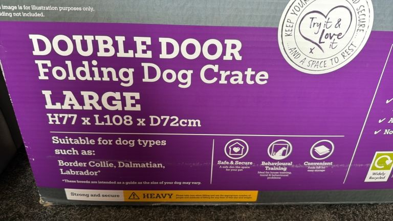 Large dog crate 