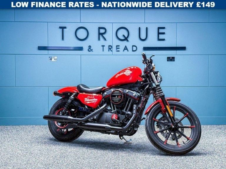 2019 68 HARLEY-DAVIDSON SPORTSTER 883 XL883N IRON 883 CUSTOM CRUISER - 90 MILES