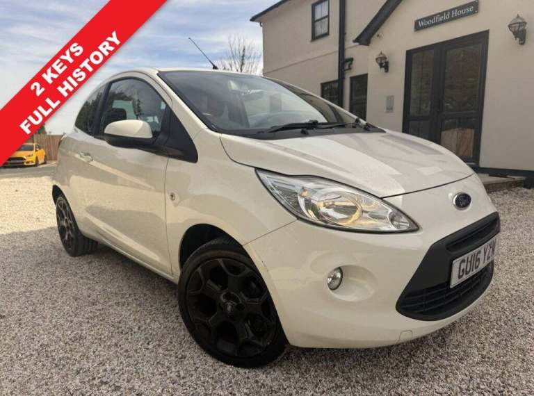 2016 Ford Ka 1.2 Zetec White Edition Hatchback 3dr Petrol Manual Euro 6 (s/s) (69 ps) Hatchback P...
