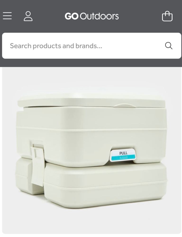 Portable flush toilet camping 