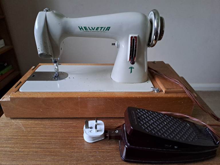 Vintage Helvetica Sewing Machine 