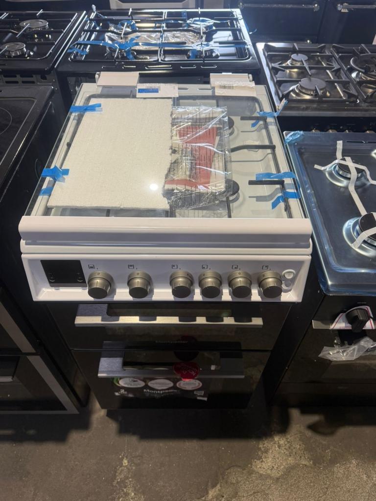 Montpellier gas cooker double oven 50cm New