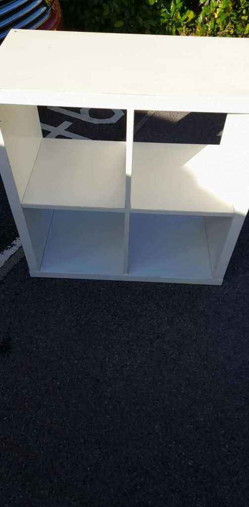 CUBE STORAGE BOX SHELVING UNIT , white , free local delivery , AND post 
