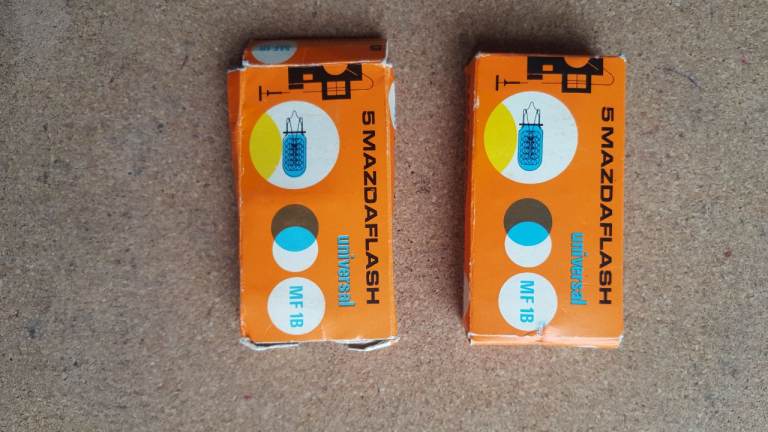 Mazdaflash MF 18 Flash Bulbs - Vintage Camera Accessory