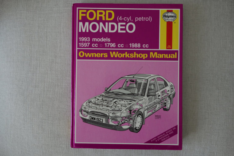 Ford Mondeo Haynes Workshop Manual, Covering 1993, 4 Cylinder Petrol Models. Only £5.