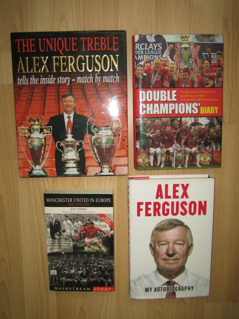 Manchester United 4 Football Books