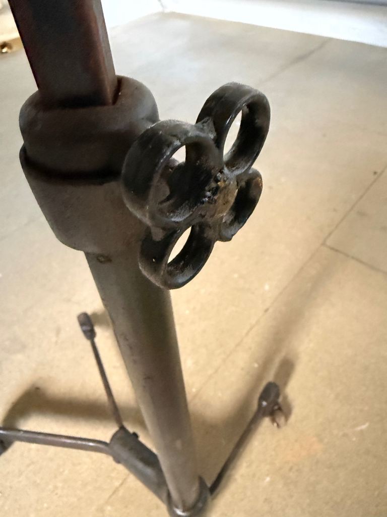 Vintage Metal Industrial Stand 