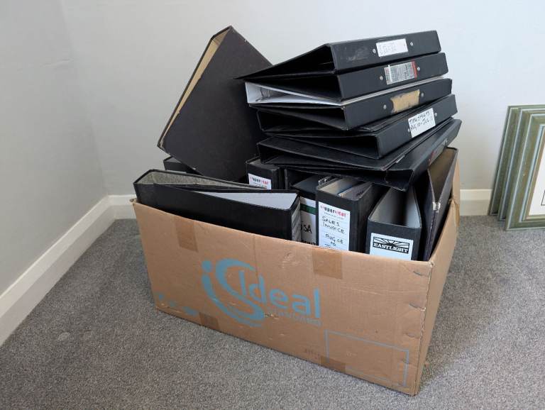 FREE .. Lever Arch Files... 20 plus 8 A4 files