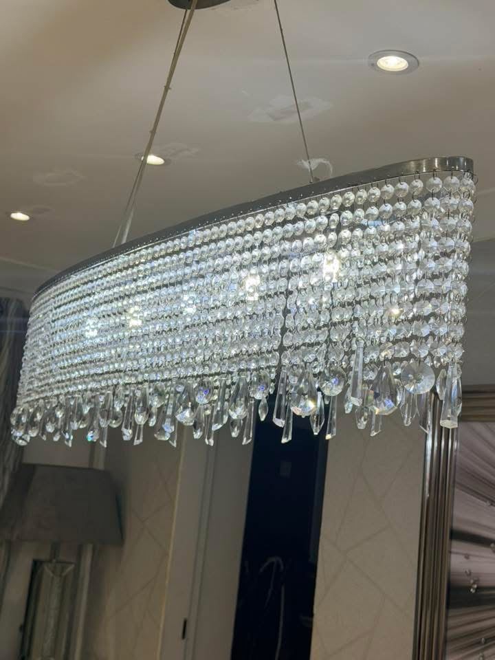 Stunning Crystal Chandelier Ceiling Light – As Good As New