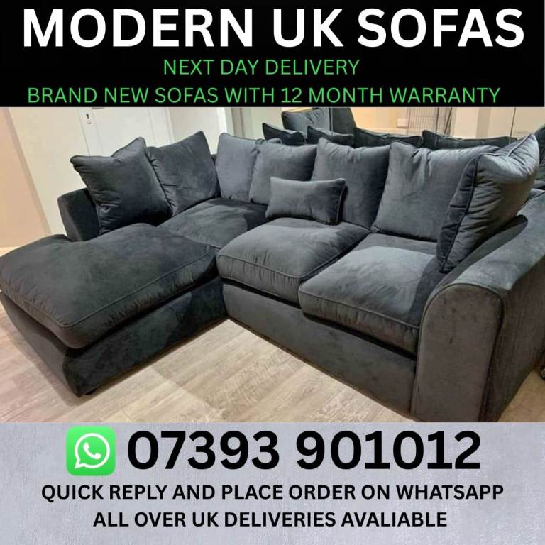 New design corner sofa here