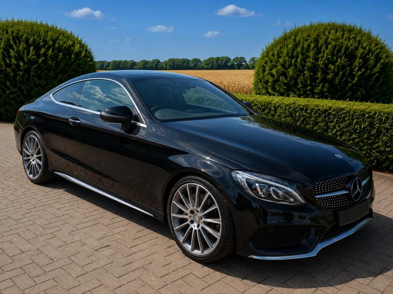 2016 66 MERCEDES BENZ C220d AMG LINE PREMIUM PLUS COUPE 2.1 AUTOMATIC EU 6 BLACK