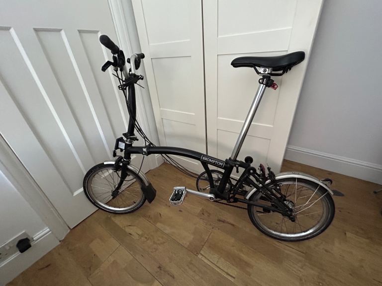 Brompton Folding Bike - Black, Good Condition