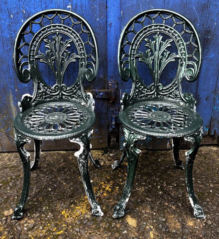 Garden Bistro Chairs £45 Each