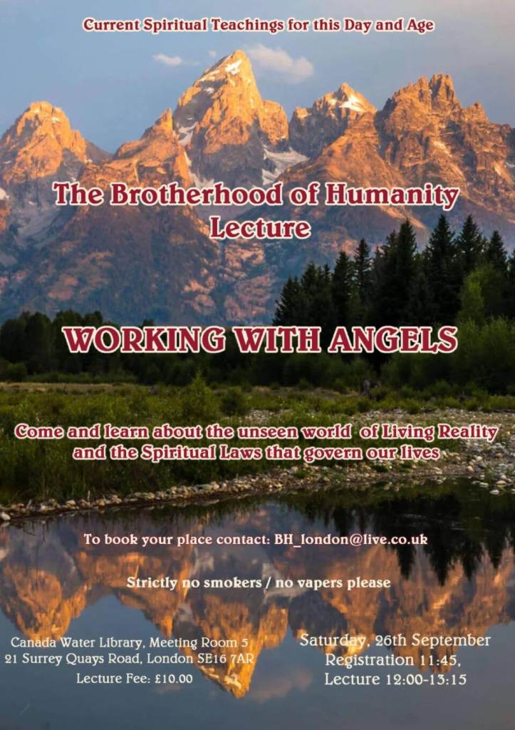 Canada Water Library Lecture about Angels