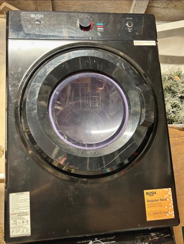 Bush Tumble Dryer – Black, Good Condition