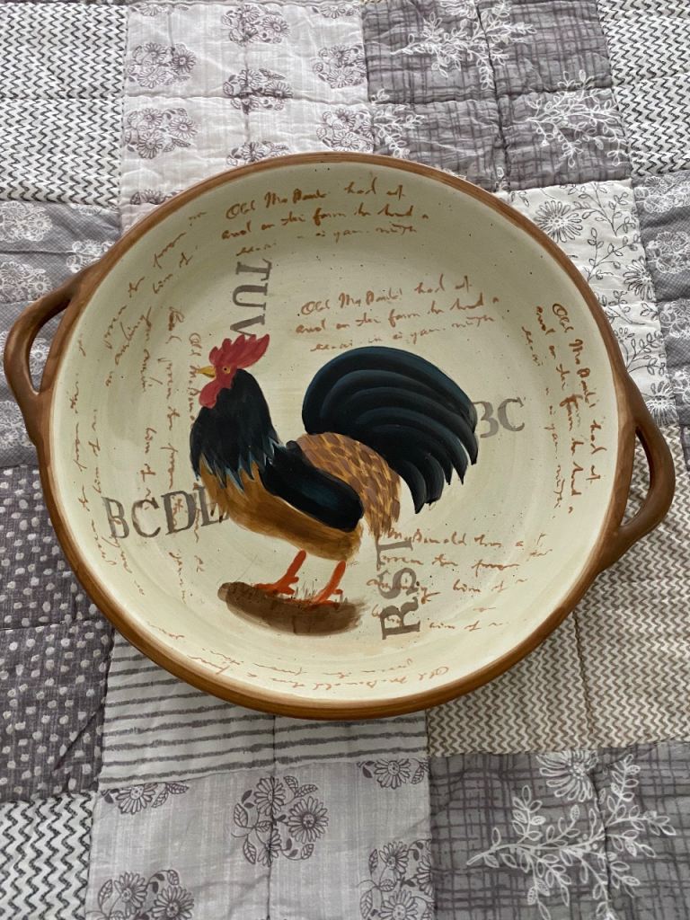 Large Ceramic Charger/Dish- excellent condition.