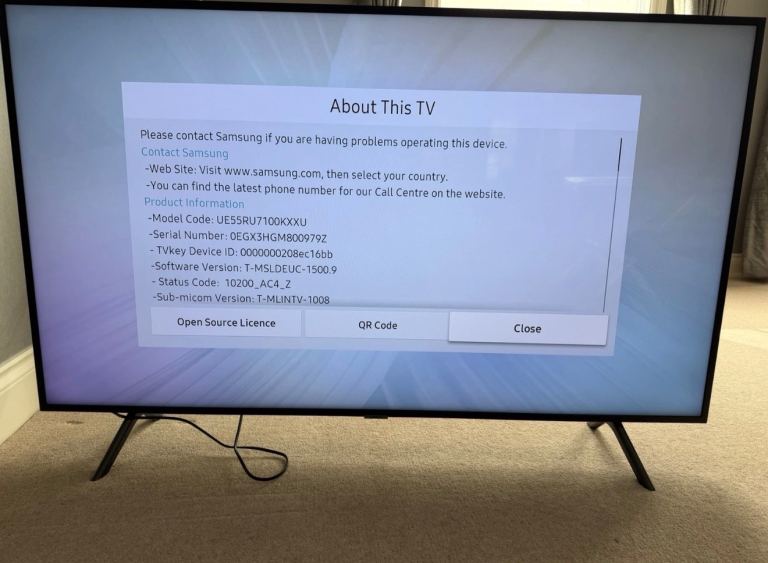 Samsung UHD 4k 50inch smart TV 