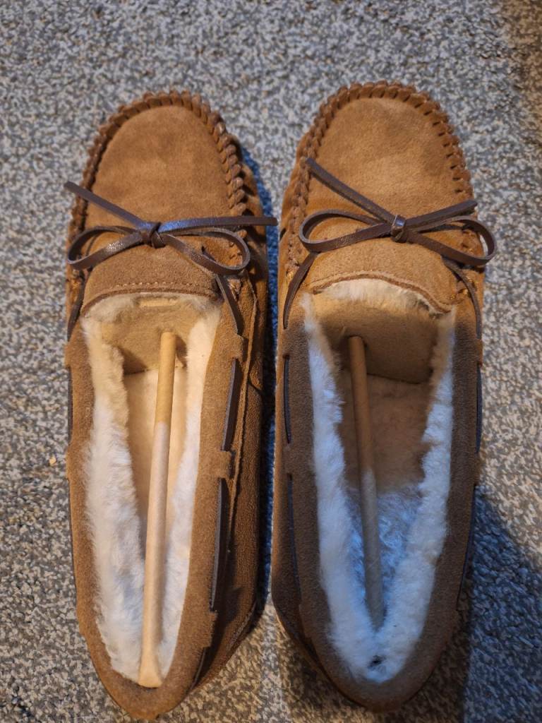 House of Bruar Ladies Moccasin slippers, Size 7