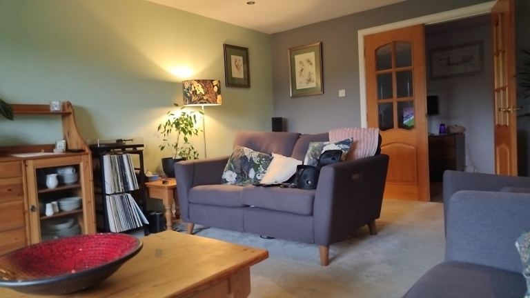 Electric reclining Comfortable Two-Seater Sofa – Good Condition