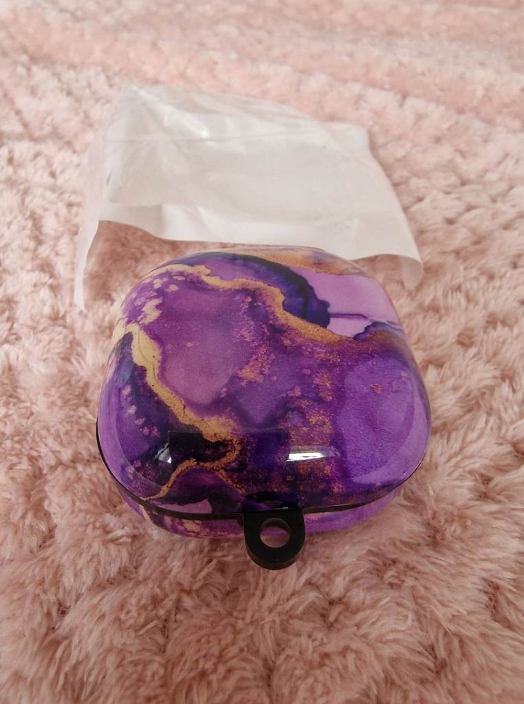 NEW Marble effect Hard Case Cover Compatible for Samsung Galaxy Buds Pro