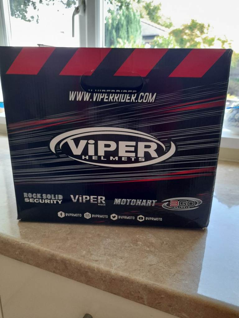 As NEW Viper Motorcycle Helmet