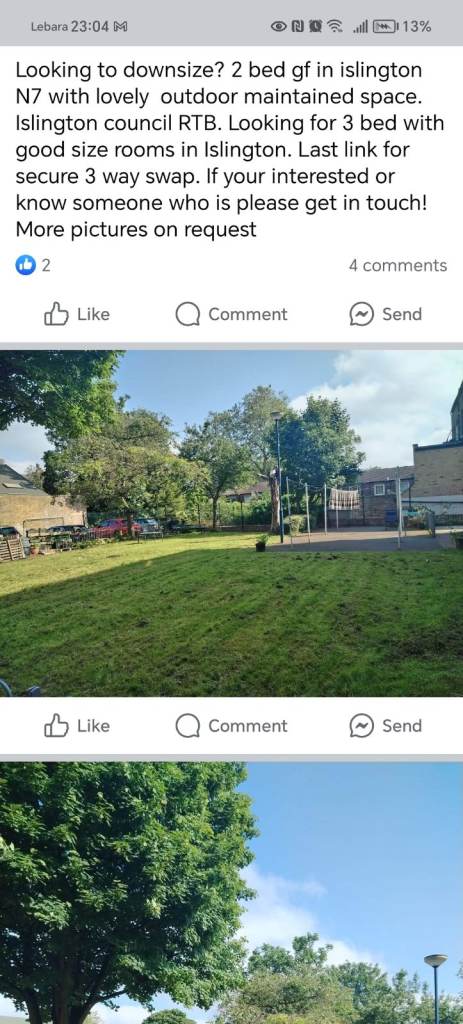 3 bed house in Cardiff on offer - Part of a 3 way swap.. 