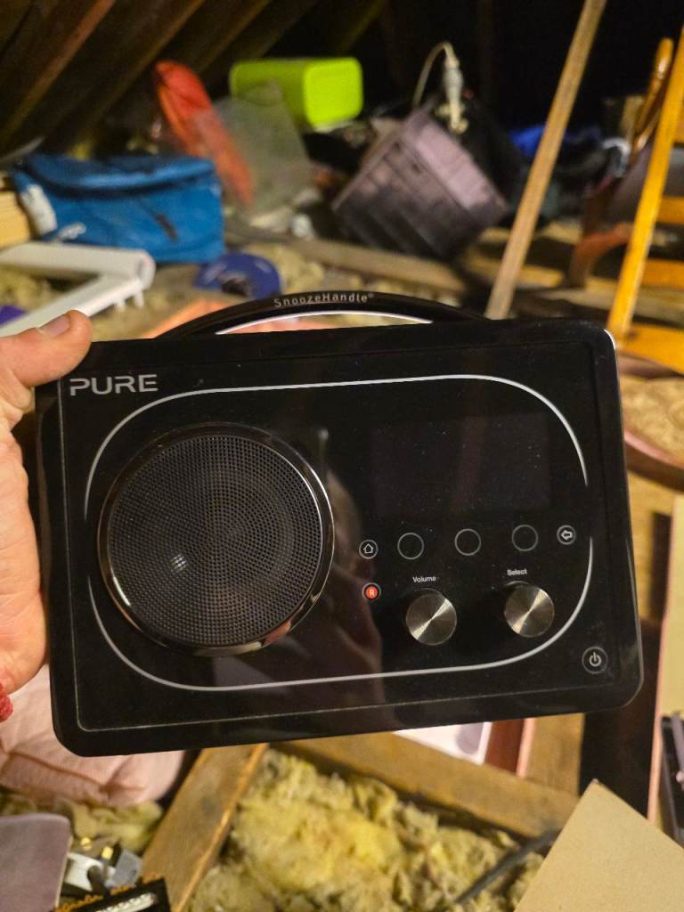 Pure DAB Radio – Black, Good Condition
