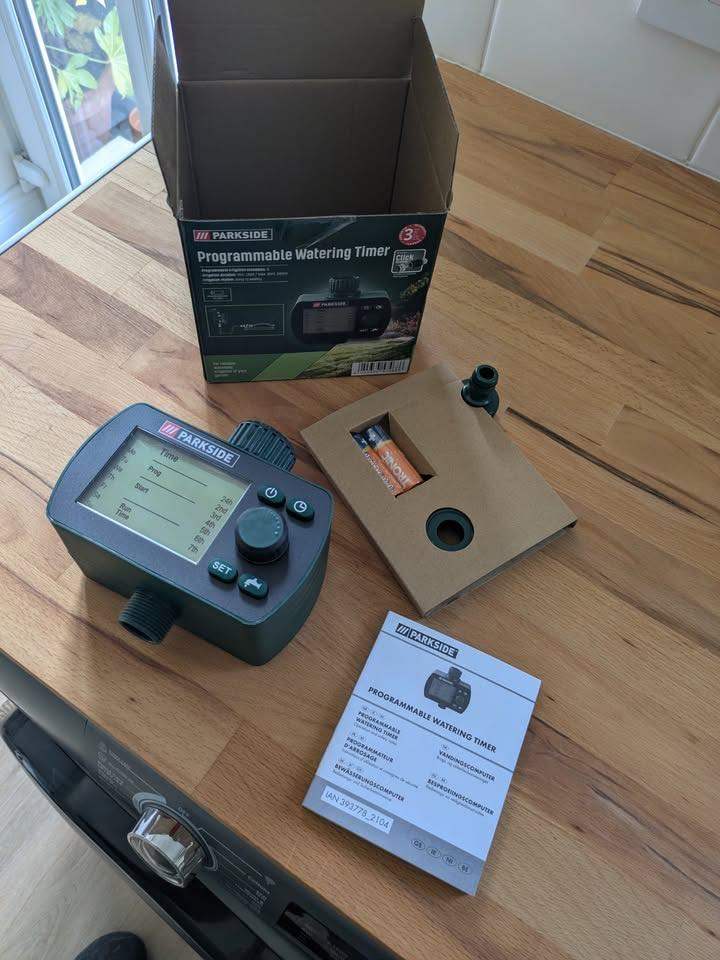 New unused boxed Parkside Programmable Watering Timer.