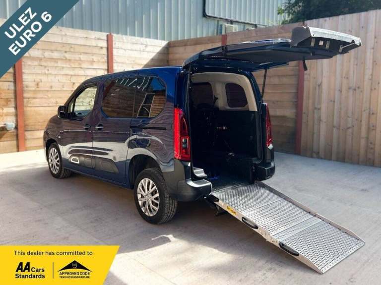 2020 Citroen Berlingo 3 Seat Auto Wheelchair Accessible Disabled Access Vehicle WAV MPV Diesel Au...