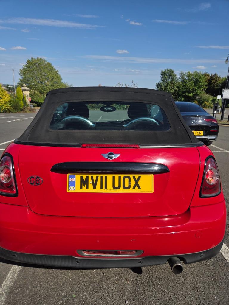 2011 MINI Convertible 1.6 One 2dr CONVERTIBLE Petrol Manual