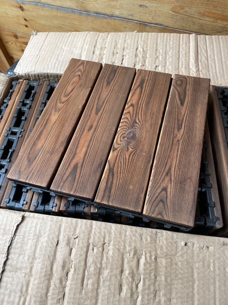 Wood decking tiles 30cm*30cm*2.5cm